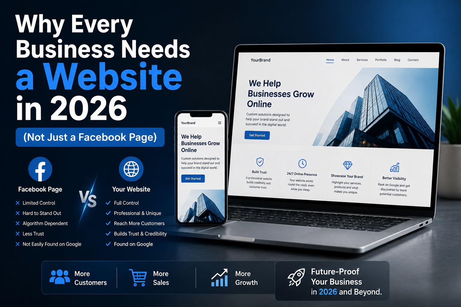 Why Every Business Needs a Website in 2026 (Not Just a Facebook Page)