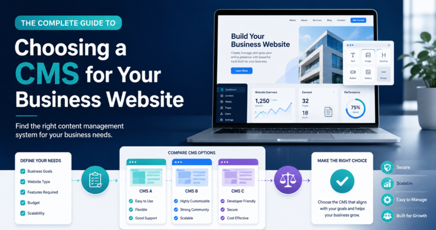The Complete Guide to Choosing a CMS for Your Business Website